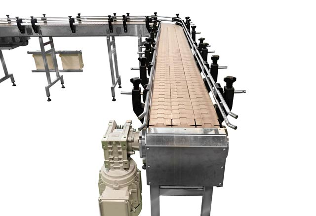 Curve Table Top Chain Conveyor